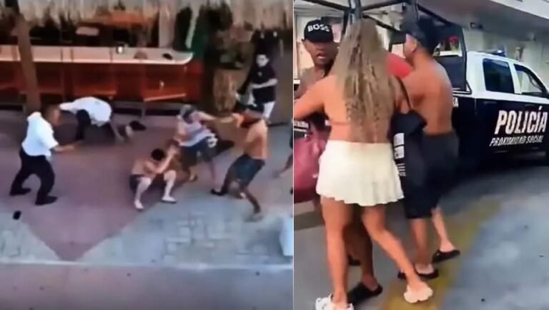 Turistas protagonizan altercado en restaurante del malecón de Cozumel; uno termina hospitalizado y otro detenido