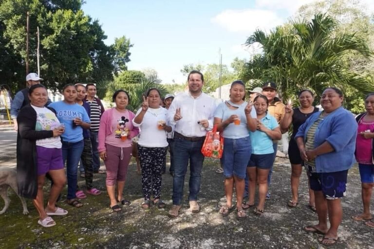 Jorge Diaz Loeza fortalece lazo con comunidades de Tizimín