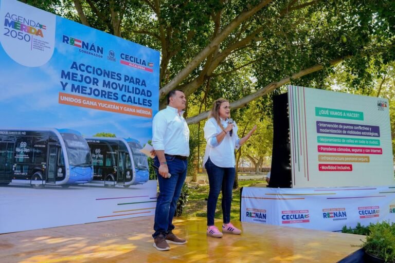 Cecilia y Renán presentan plan para mejorar la movilidad y disminuir el tráfico