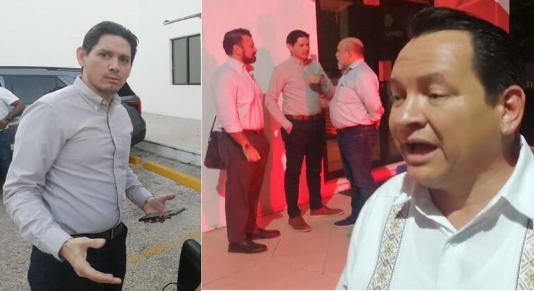 El “Huacho”,  incomodado frente a empresarios de Coparmex Mérida