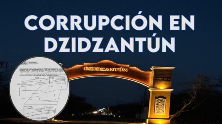 Corrupción en Dzidzantún:  Manipulan Catastro para invadir terrenos protegidos