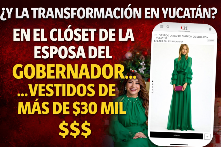 La transformación que sí se nota: el clóset de la primera dama en Yucatán