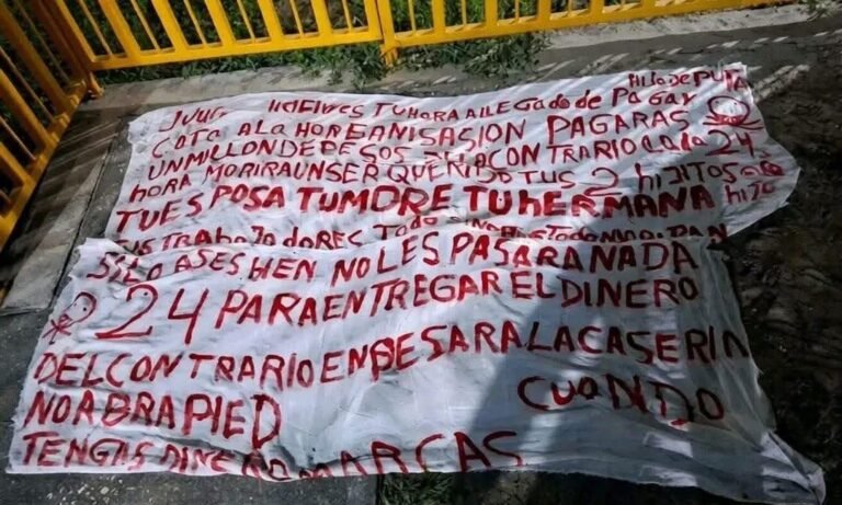 Narcomanta amenaza a empresario en Ciudad del Carmen; le exigen un millón de pesos