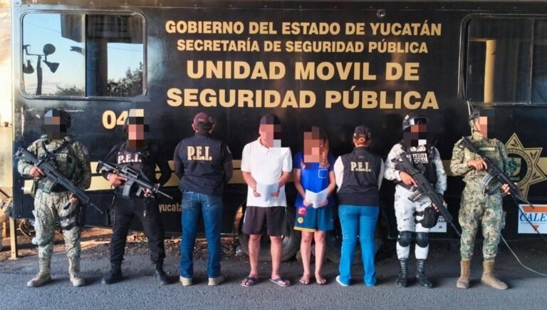 Dos detenidos por robo con violencia en Mérida son puestos a disposición de un juez