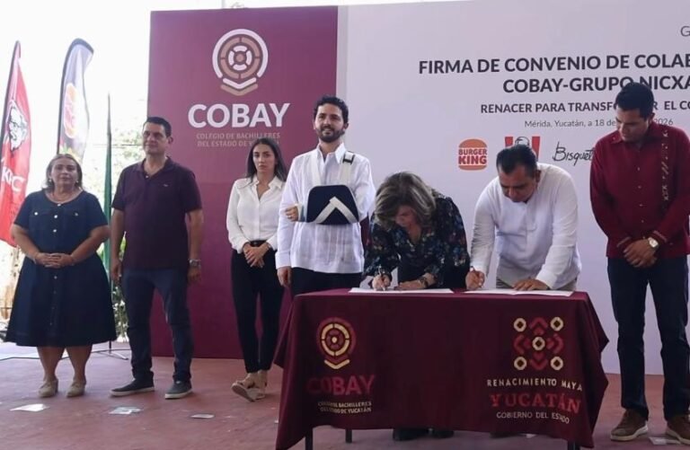 MÁS BENEFICIOS PARA ESTUDIANTES Y TRABAJADORES DEL COBAY EN YUCATÁN