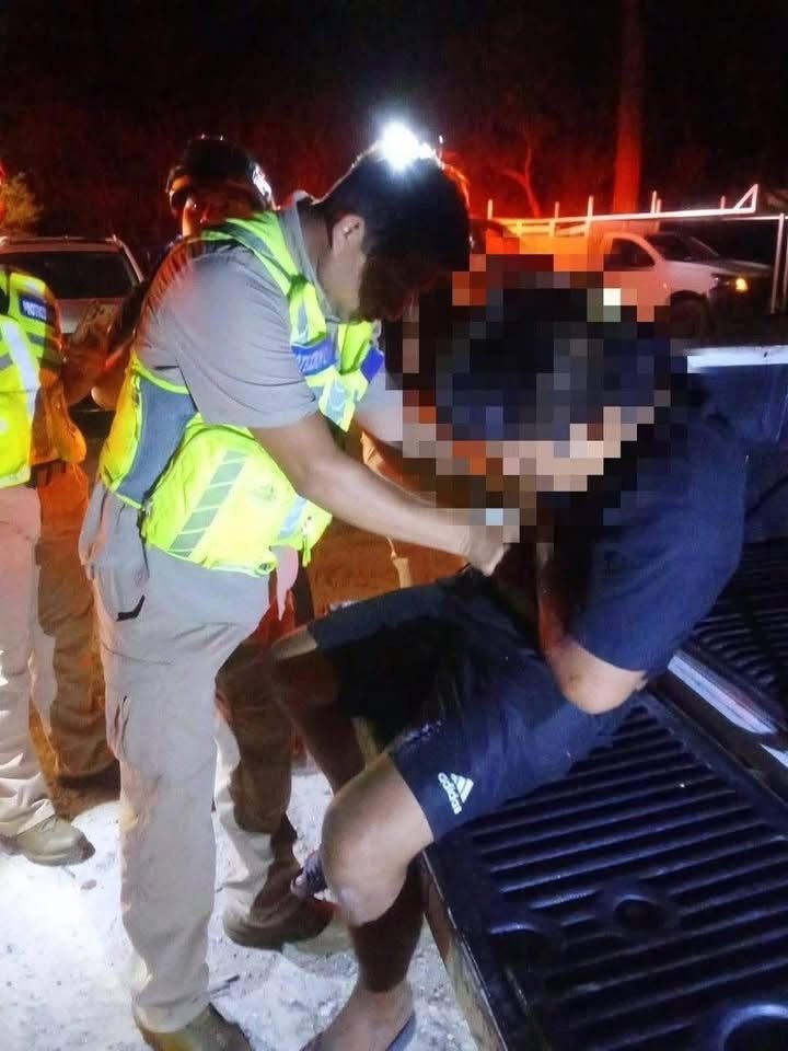 Localizan con vida a tres trabajadores tras intensa búsqueda en zona selvática de Playa del Carmen