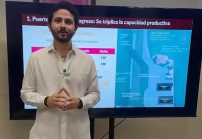 Milo Barrera destaca ampliación del Puerto de Altura de Progreso como un proyecto histórico para Yucatán